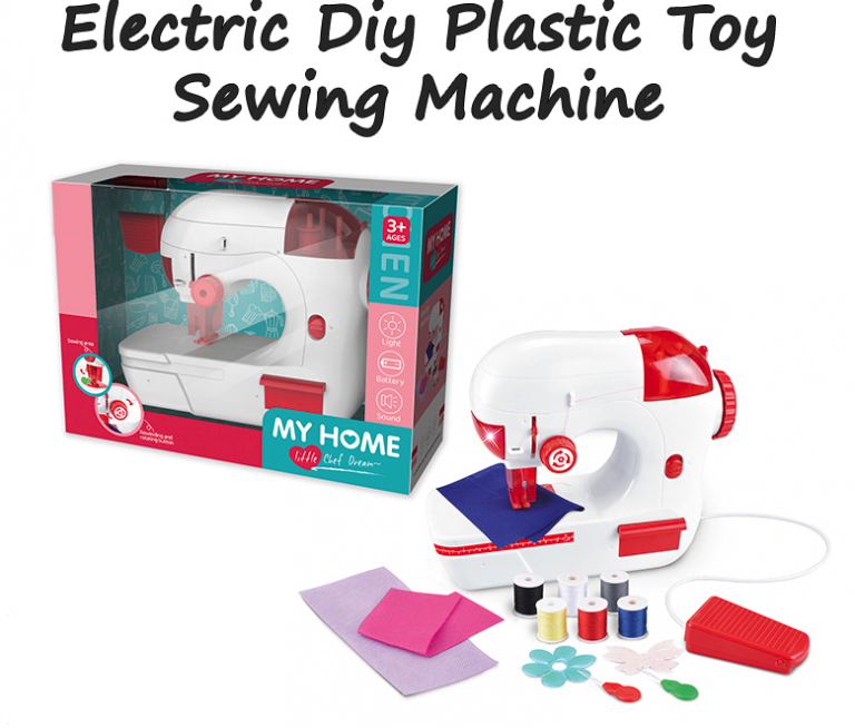 Kids Play Toys Appliance Set Portable Electric Diy Plastic Toy Sewing Machine-TY0027