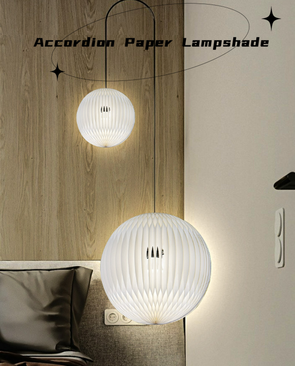 Accordion Paper Lampshade