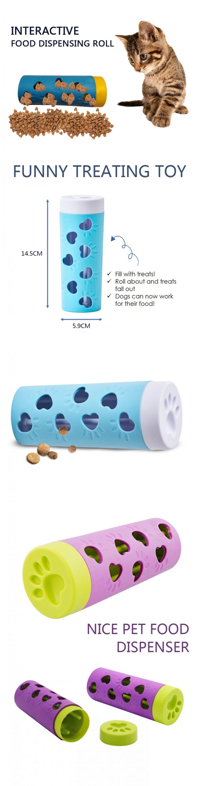 Interactive Food Dispensing Roll 