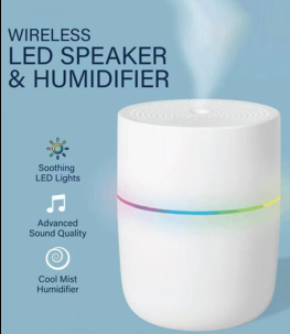 Bluetooth Speaker with Moody Humidifier
