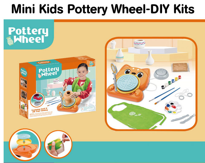 Mini Kids Pottery Wheel-DIY Kits