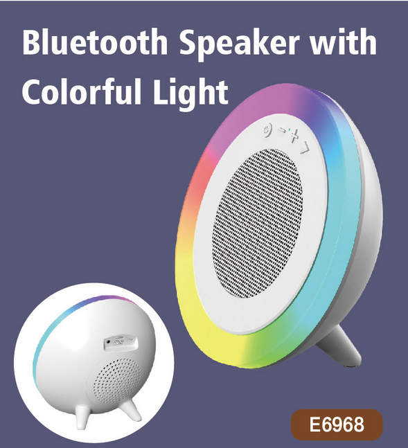 Bluetooth Speaker with Colorfull Light