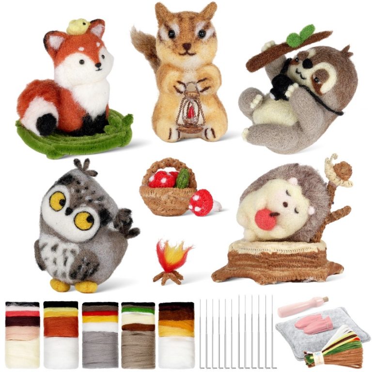 Woodland Creature Felting Set