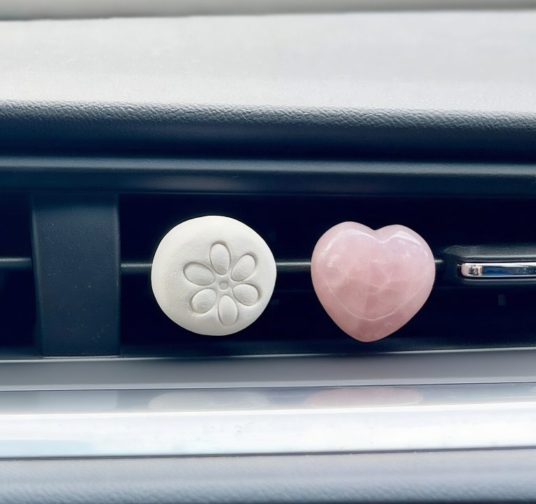 Clay Stone Diffuser Car Vent Clip