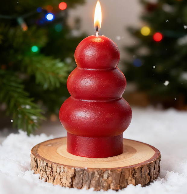 Craft Christmas Round Candle Handmade Kit