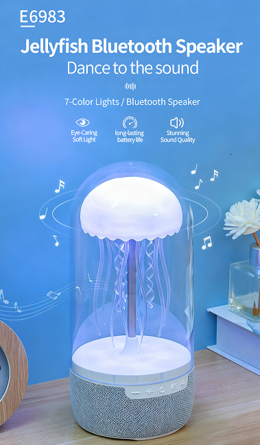 Jellyfish Light with Bluetooth  Speaker