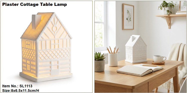 Plaster Cottage Table Lamp