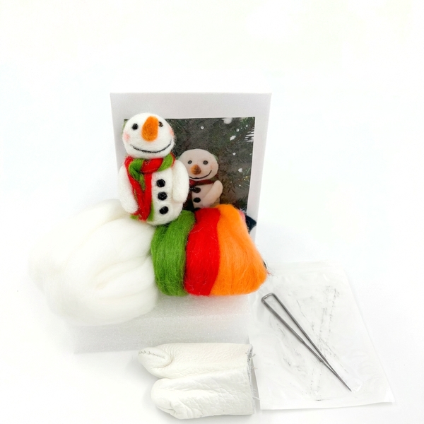 DIY Needle Felting Kit – Snowman