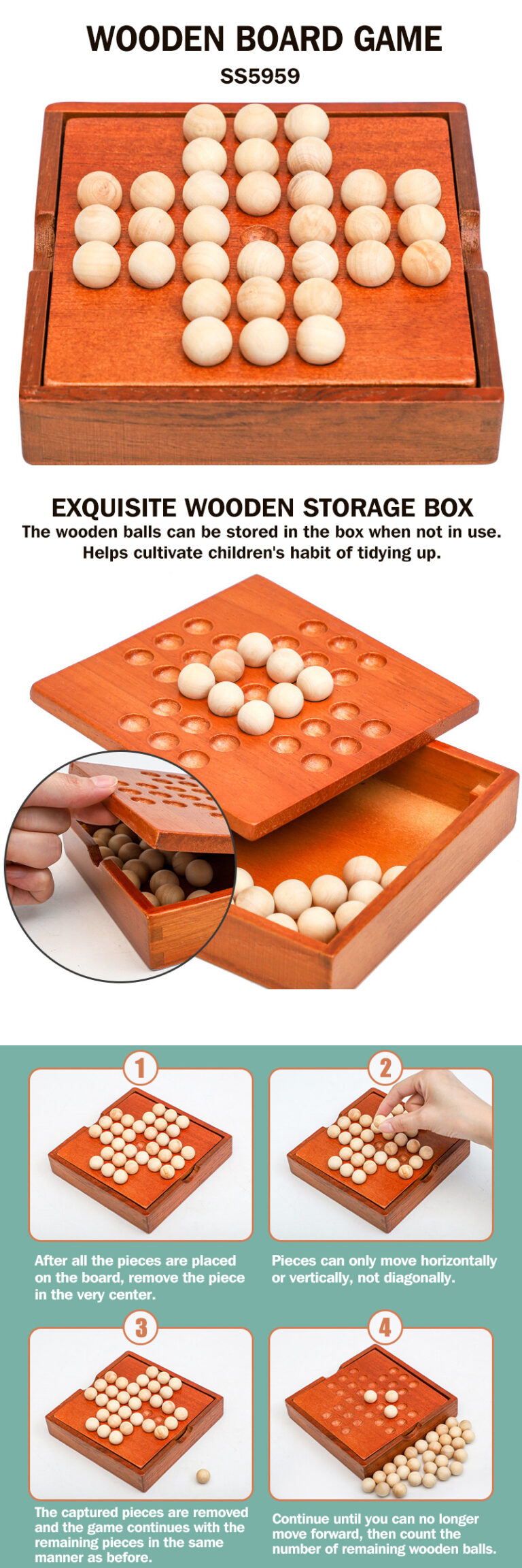 Wooden Board Game—SS5959