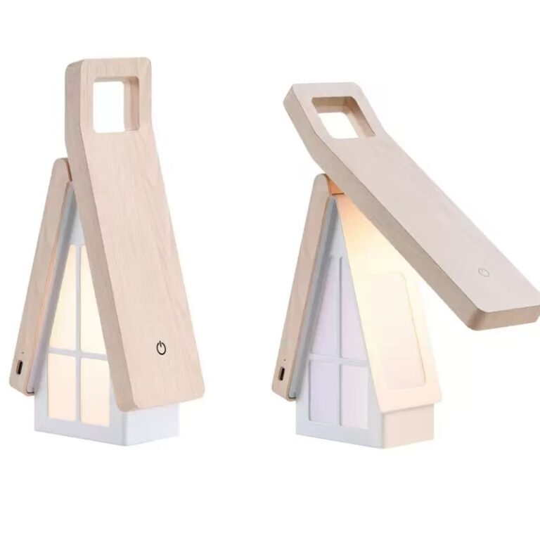 Portable House-Shaped Lamp (ABS / Wood+ABS Options)-SL1122