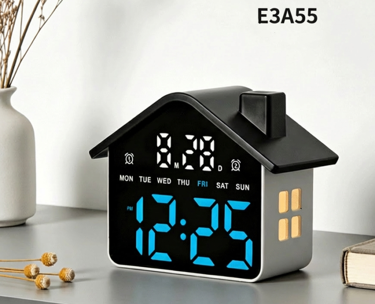 House-Shaped Sound-Activated Alarm Clock