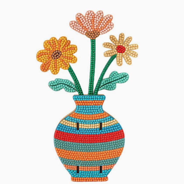 Diamond Painting Set Flowers And Vase