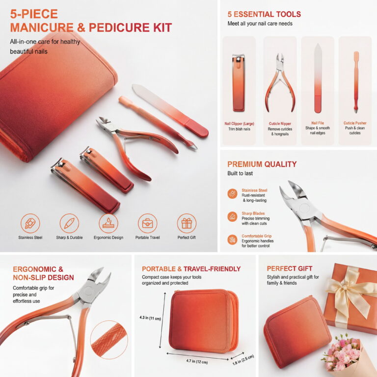 Nail Clipper Set Collection – 3 styles