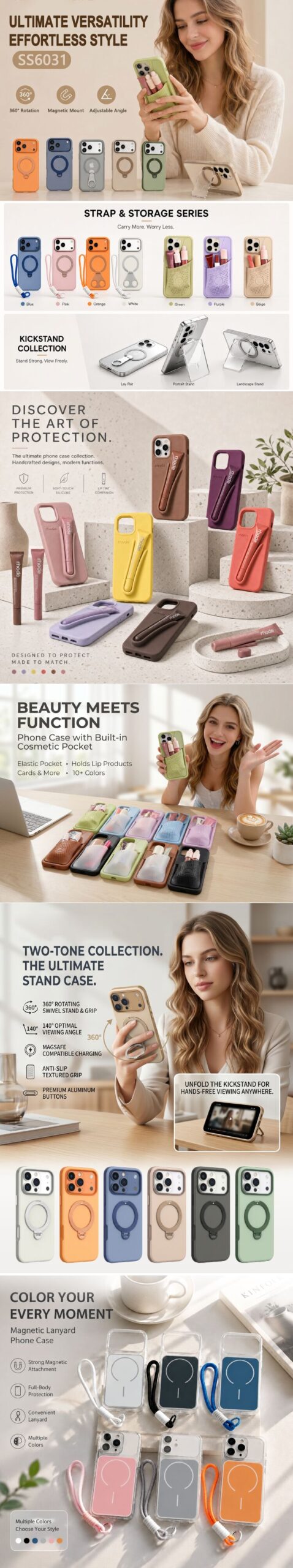 ULTIMATE VERSATILITY EFFORTLESS STYLE PHONE CASE