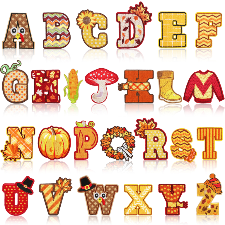 Self Adhesive Letter Patches